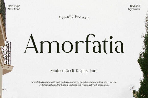 Amorfatia: The Serif Font That Elevates Handmade Products
