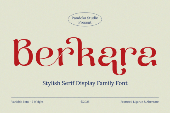 Berkara: The Serif Font Crafters and Sellers Will Love