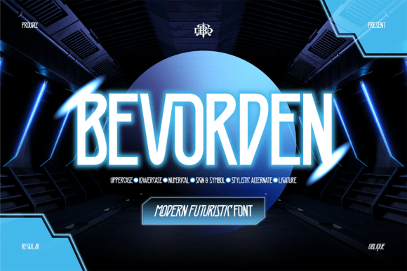 Bevorden: A Futuristic Display Font for High-Impact Campaigns