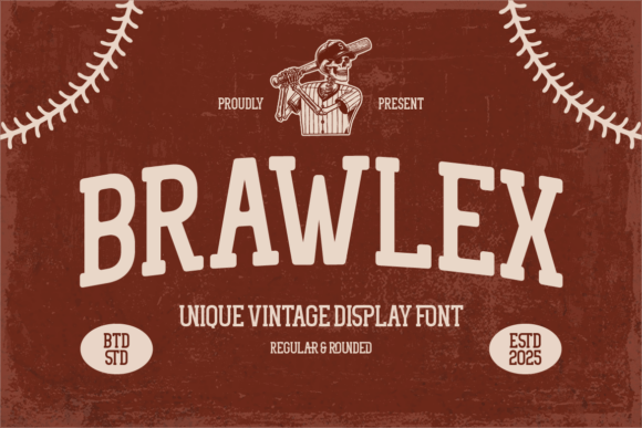 Brawlex Typeface: A Bold Serif for Campaign Visuals