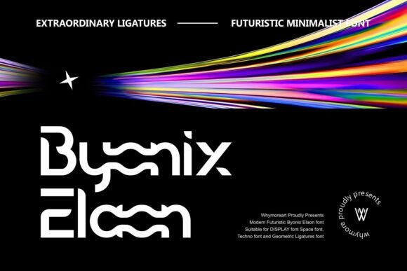 Byonix Elaon: A Futuristic Display Font for Publishers