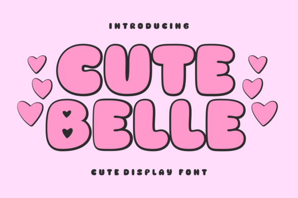 Cute Belle: A Bubbly Display Font for Joyful Web Design