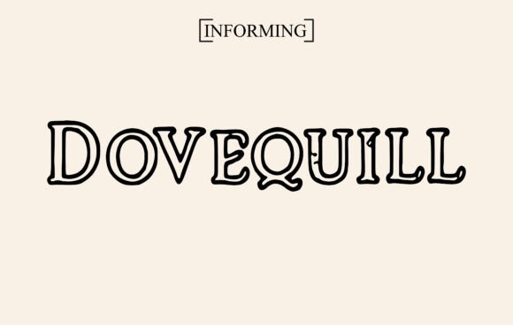 Dovequill Display Font: Crafting Web Identity