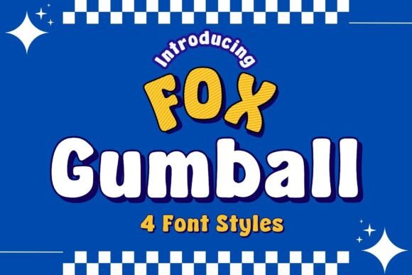 Fox Gumball: A Bouncy Display Font for Web Designers