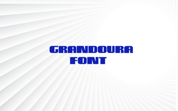 Grandoura: A Display Font for the Stage of Style