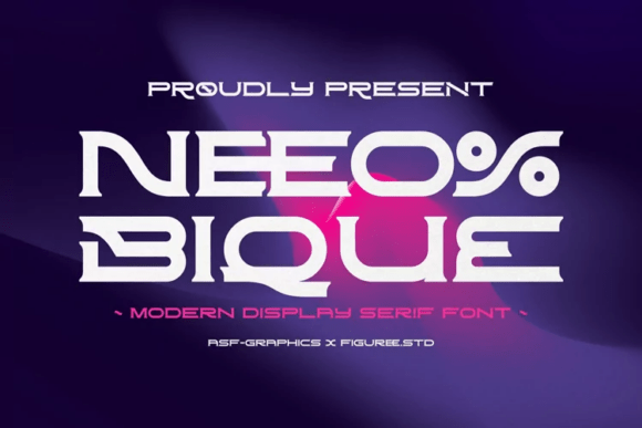 Introducing Neobique: A Modern Serif Font for Distinctive Branding