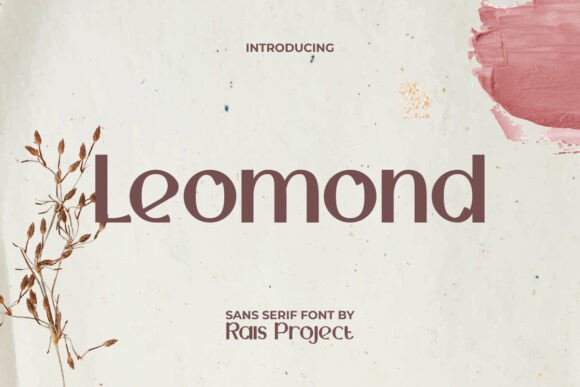 Leomond: A Stylish Sans Serif Display Font for Web Design