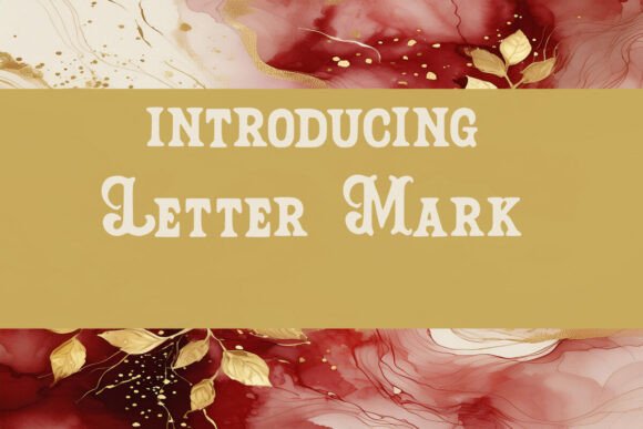 Letter Mark: A Display Font That Elevates Web Design