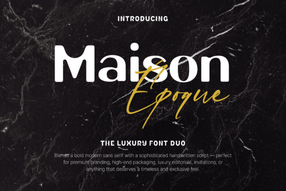 Maison Époque Duo: A Font Designed for Campaign Clarity