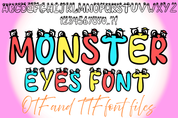 Monster Eyes: A Display Font With Bold Maker Appeal