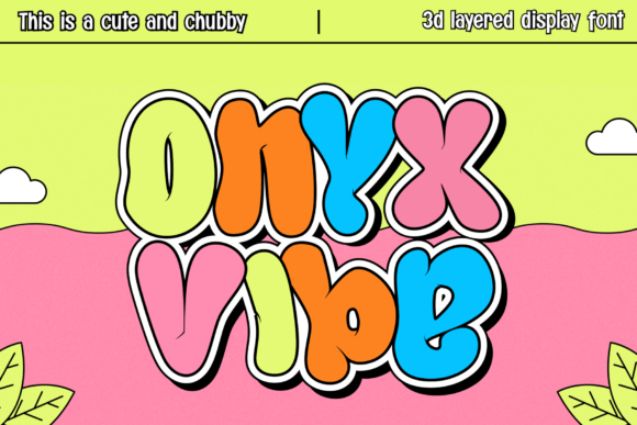 Onyx Vibe: A Playful Display Font for Editorial Projects