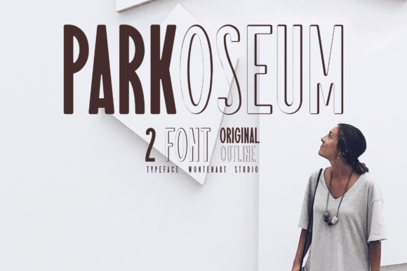 Parkoseum: A Display Font with Monumental Personality