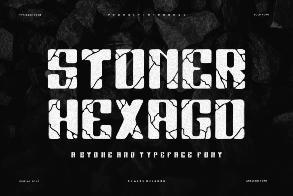 Stoner Hexago: A Rugged Display Font for Bold Branding