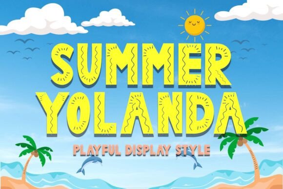 Summer Yolanda: A Playful Display Font for Handmade Design