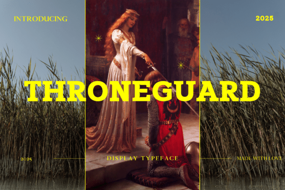 Throneguard Font: Bold Royal Typography for Product Makers