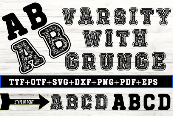 Varsity with Grunge: The Display Font for Bold Campaigns