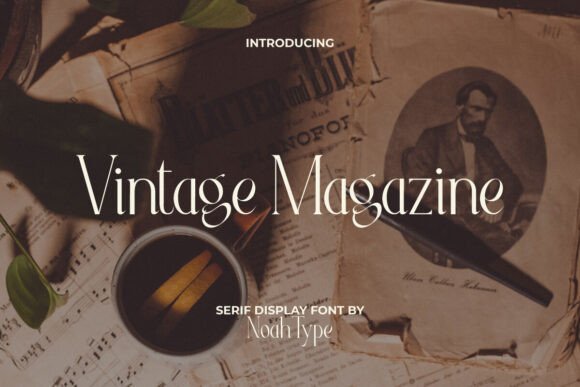 Vintage Magazine Font: Timeless Serif Typography