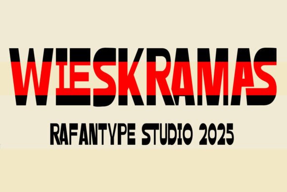 Wieskramas: The Bold Block Font for Scroll-Stopping Visuals