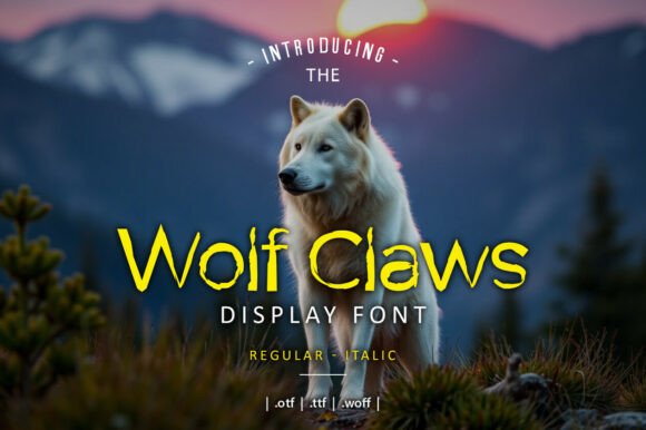 Wolf Claws Font: Rugged Power for Editorial Design